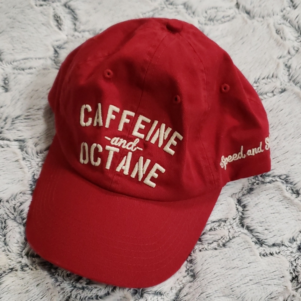 Caffeine and Octane baseball cap